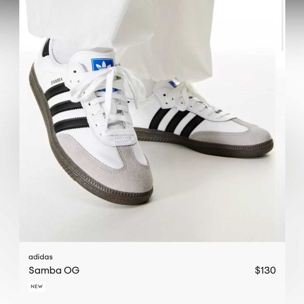 Adidas Sambas size 8 - worn 2 times